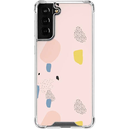 Pastel Polka Dot Galaxy S21 FE Clear Case