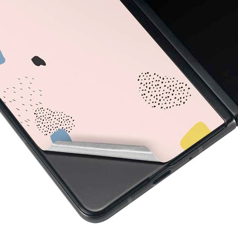 Pastel Polka Dot Galaxy Z Fold3 5G Skin