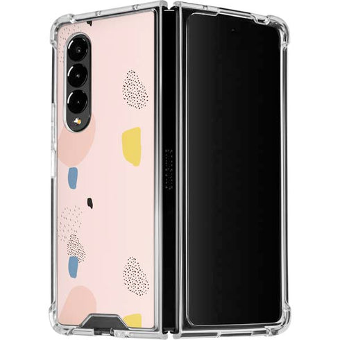 Pastel Polka Dot Galaxy Z Fold4 5G Clear Case