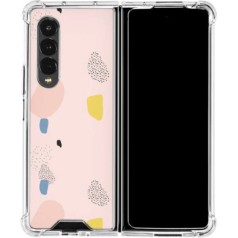 Pastel Polka Dot Galaxy Z Fold4 5G Clear Case