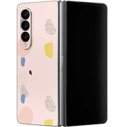 Pastel Polka Dot Galaxy Z Fold4 5G Skin