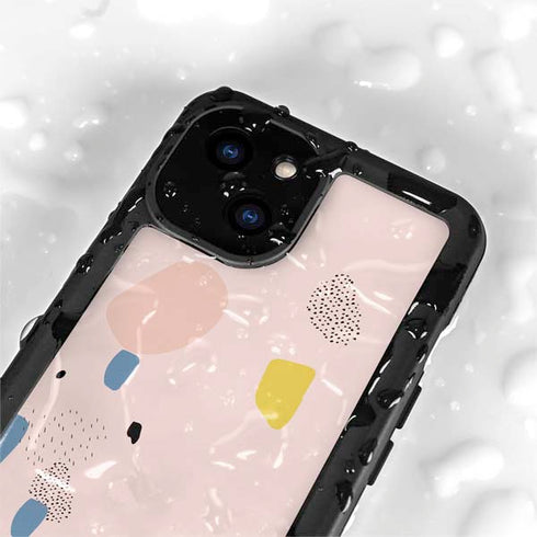 Pastel Polka Dot iPhone 13 Mini Waterproof Case