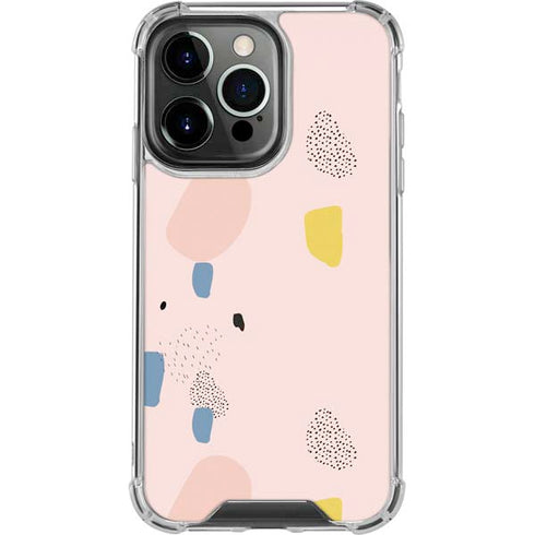 Pastel Polka Dot iPhone 14 Pro Clear Case