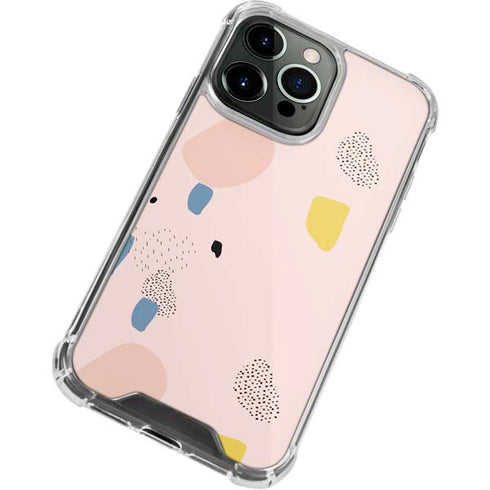 Pastel Polka Dot iPhone 14 Pro Clear Case