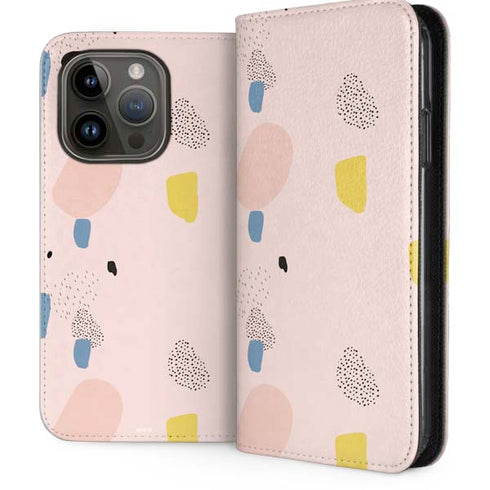 Pastel Polka Dot iPhone 14 Pro Folio Case