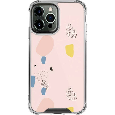 Pastel Polka Dot iPhone 14 Pro Max Clear Case