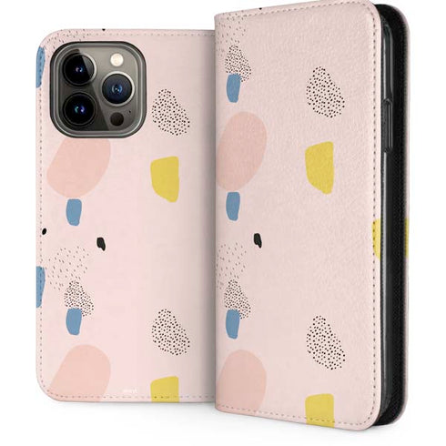Pastel Polka Dot iPhone 14 Pro Max Folio Case