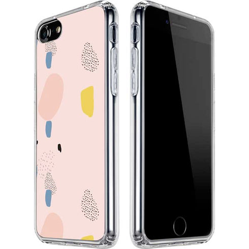 Pastel Polka Dot iPhone SE (2nd & 3rd Gen) Clear Case