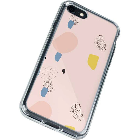 Pastel Polka Dot iPhone SE (2nd & 3rd Gen) Clear Case