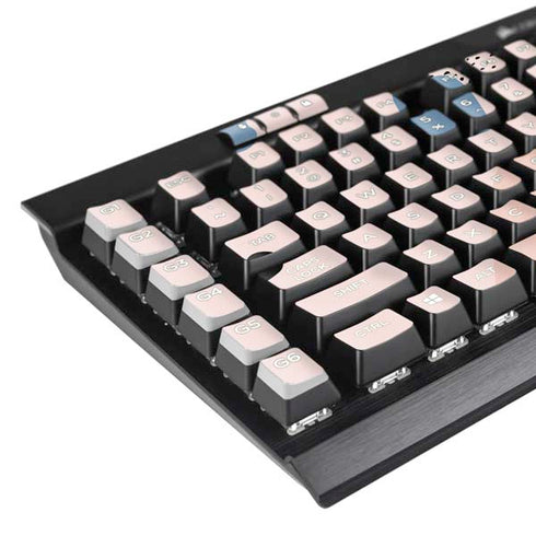 Pastel Polka Dot K95 RGB PLATINUM Mechanical Gaming Keyboard Skin