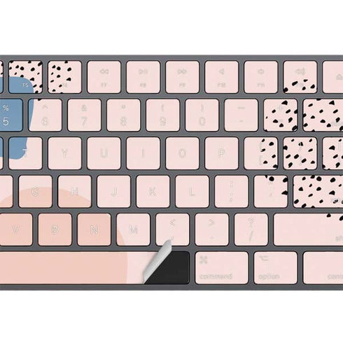 Pastel Polka Dot Magic Keyboard with Numeric Keypad Skin