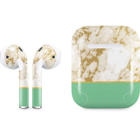 Pastel Marble Apple AirPods Skin