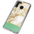 Pastel Marble Galaxy A21 Clear Case