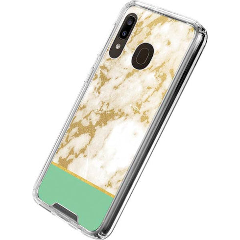 Pastel Marble Galaxy A30 Clear Case