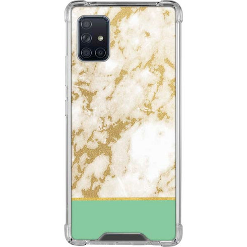 Pastel Marble Galaxy A51 5G Clear Case