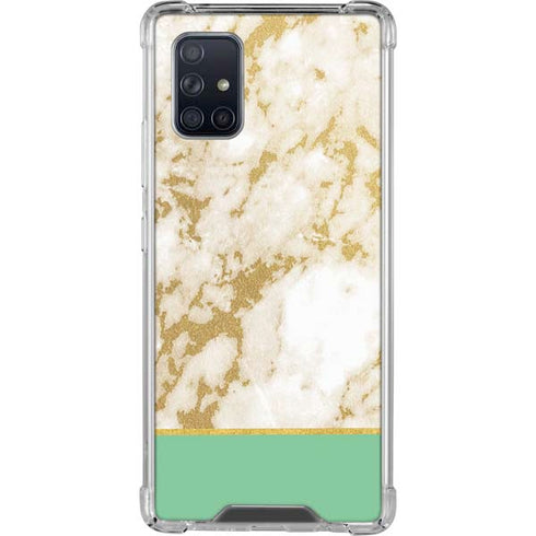 Pastel Marble Galaxy A71 5G Clear Case