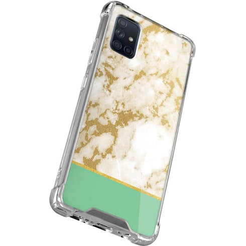 Pastel Marble Galaxy A71 5G Clear Case