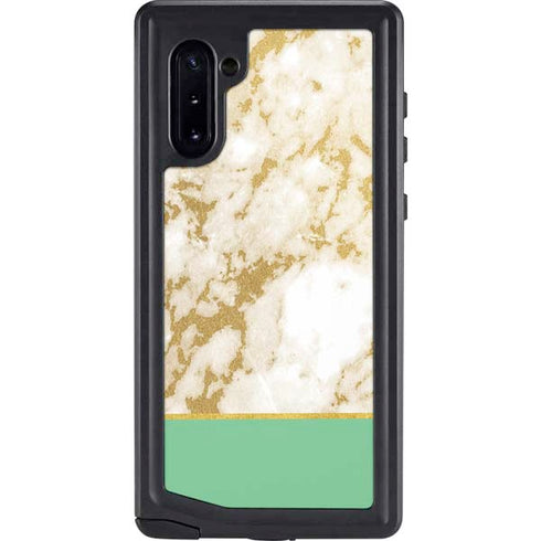 Pastel Marble Galaxy Note 10 Waterproof Case