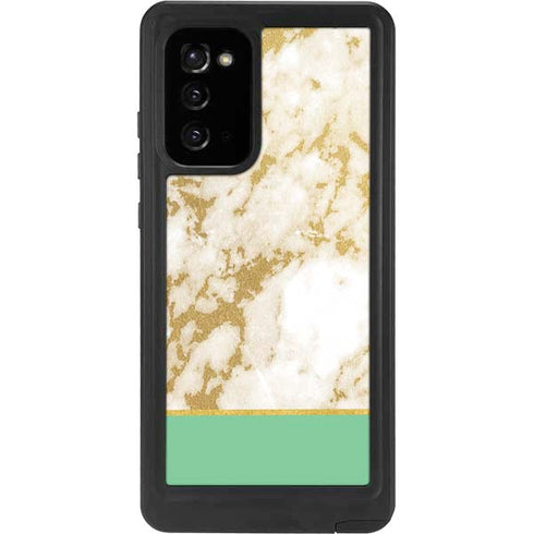 Pastel Marble Galaxy Note20 5G Waterproof Case