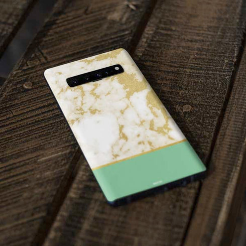 Pastel Marble Galaxy S10 Skin