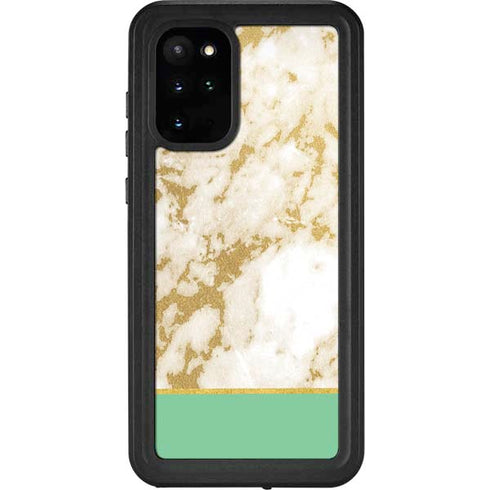 Pastel Marble Galaxy S20 Plus Waterproof Case