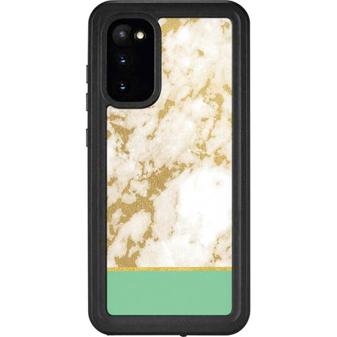 Pastel Marble Galaxy S20 Waterproof Case