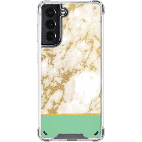 Pastel Marble Galaxy S21 5G Clear Case