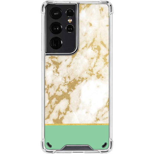 Pastel Marble Galaxy S21 Ultra 5G Clear Case