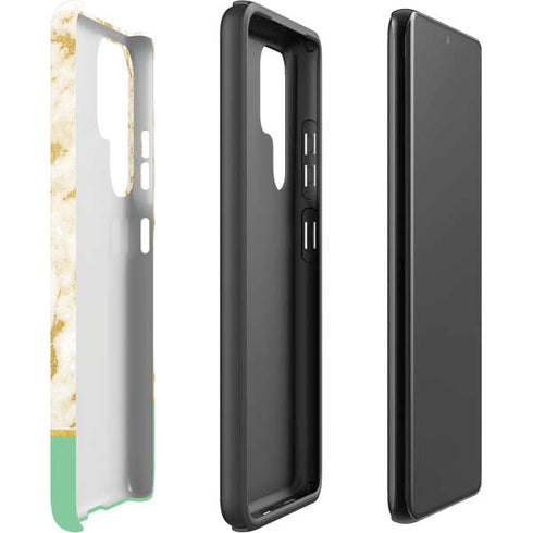 Pastel Marble Galaxy S22 Ultra Pro Case