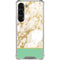 Pastel Marble Galaxy S23 Clear Case