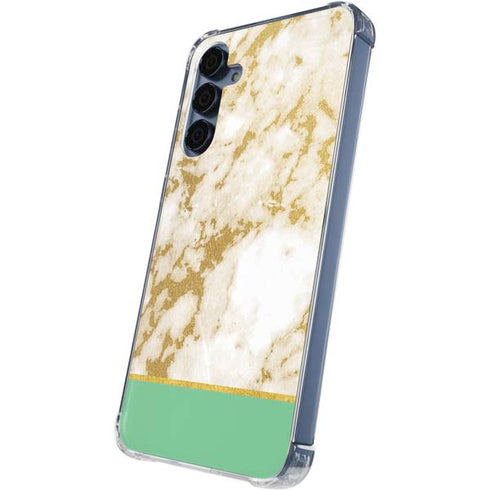 Pastel Marble Galaxy S24 Clear Case