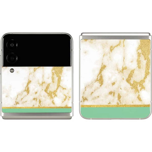 Pastel Marble Galaxy Z Flip3 5G Skin