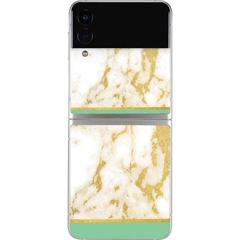 Pastel Marble Galaxy Z Flip4 5G Skin