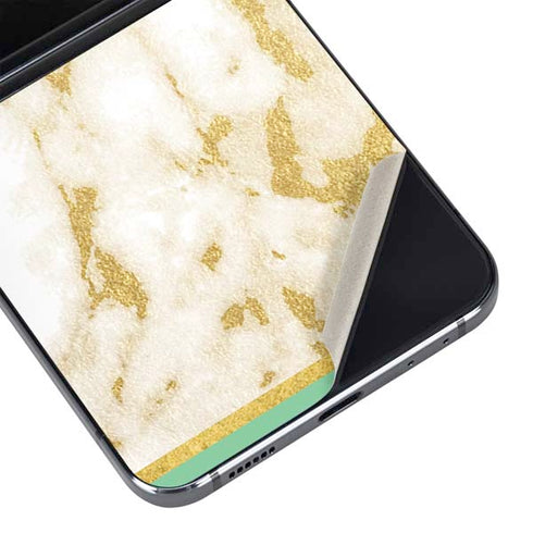 Pastel Marble Galaxy Z Flip5 5G Skin