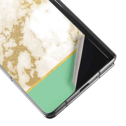 Pastel Marble Galaxy Z Fold2 5G Skin