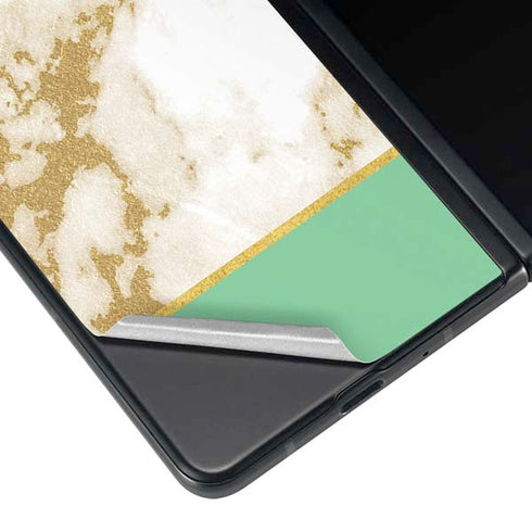 Pastel Marble Galaxy Z Fold3 5G Skin