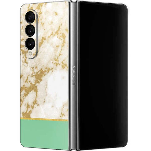 Pastel Marble Galaxy Z Fold4 5G Skin