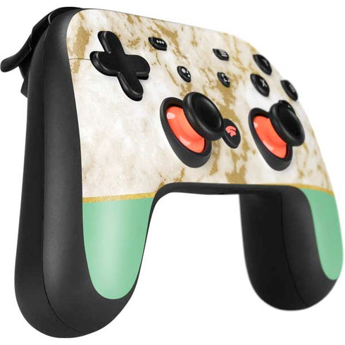 Pastel Marble Google Stadia Controller Skin