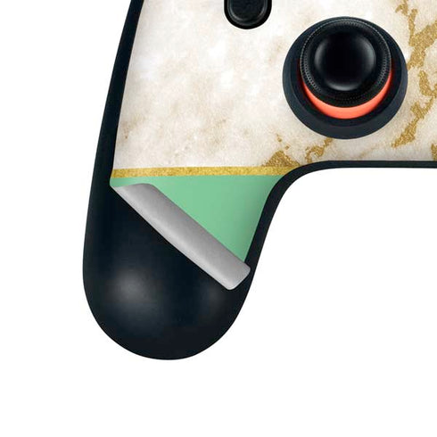 Pastel Marble Google Stadia Controller Skin