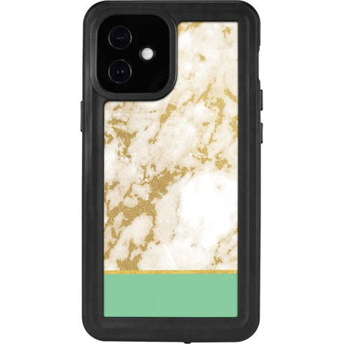 Pastel Marble iPhone 12 Mini Waterproof Case