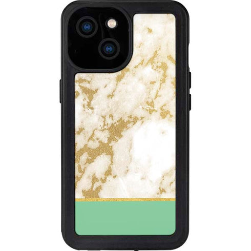 Pastel Marble iPhone 13 Mini Waterproof Case