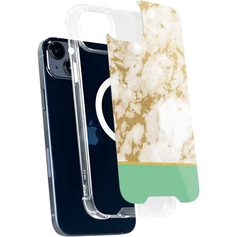 Pastel Marble iPhone 14 Plus MagSafe Case