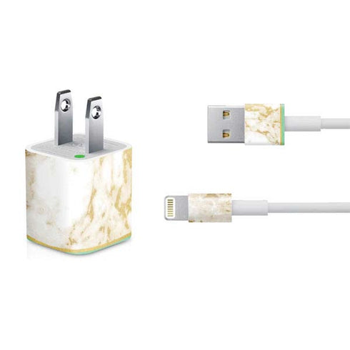 Pastel Marble iPhone Charger (5W USB) Skin