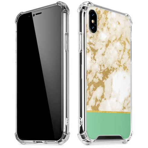 Pastel Marble iPhone XS Max Clear Case
