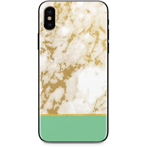 Pastel Marble iPhone XS Skin