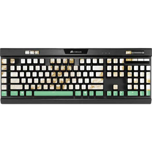 Pastel Marble K95 RGB PLATINUM Mechanical Gaming Keyboard Skin