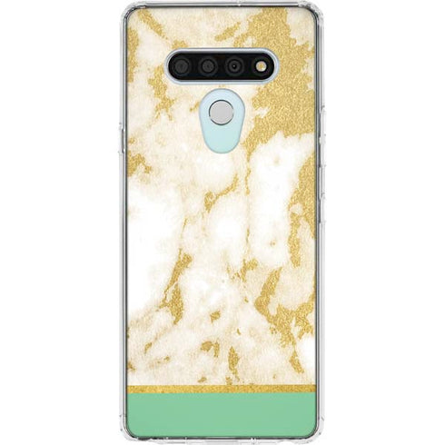 Pastel Marble LG Stylo 6 Clear Case