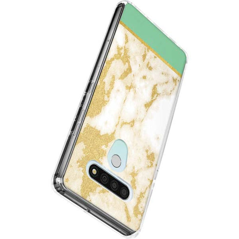 Pastel Marble LG Stylo 6 Clear Case