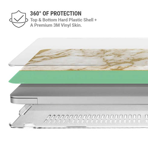 Pastel Marble MacBook Air 15in (2023-2025) Case plus Skin