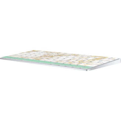Pastel Marble Magic Keyboard Skin